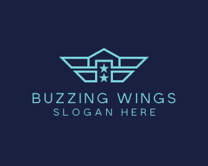 Navy Wing Home logo design