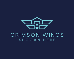 Navy Wing Home logo design