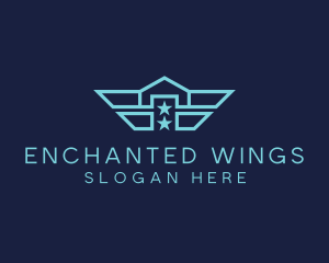 Navy Wing Home logo design