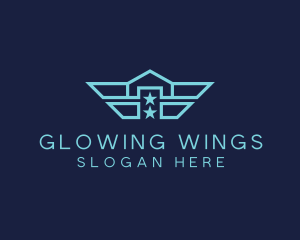 Navy Wing Home logo design