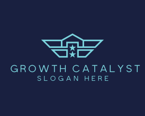 Navy Wing Home logo design