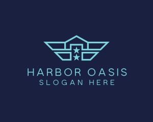 Navy Wing Home logo design