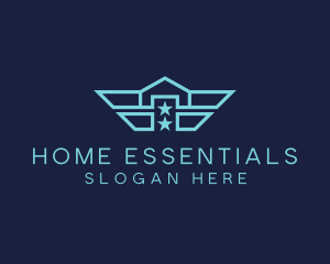 Navy Wing Home logo design