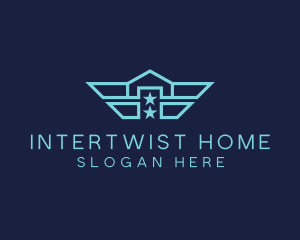 Navy Wing Home logo design