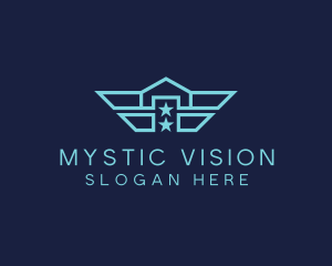 Navy Wing Home logo design