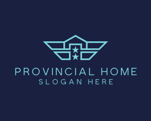 Navy Wing Home logo design