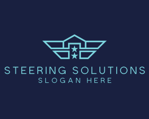 Navy Wing Home logo design