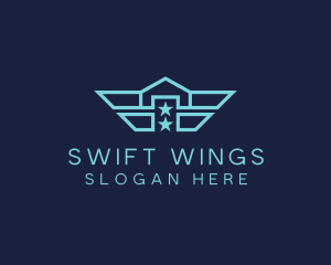 Navy Wing Home logo design