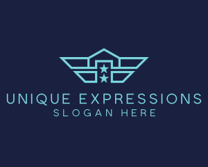 Navy Wing Home logo design