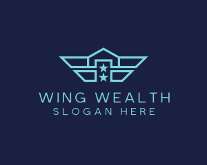 Navy Wing Home logo design