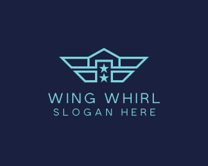 Navy Wing Home logo design