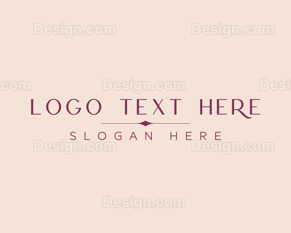 Elegant Business Wordmark Logo