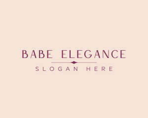 Elegant Business Wordmark logo design