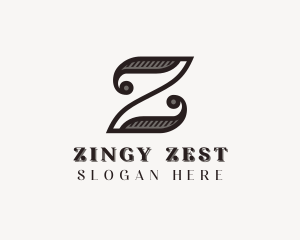 Upscale Brand Letter Z logo design