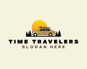 Car Travel Adventure logo design