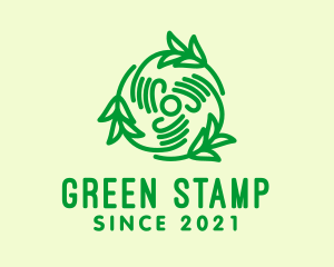 Green Hand Lawn Care  logo design