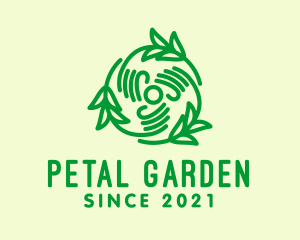 Green Hand Lawn Care  logo design