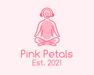 Online Meditation Class logo design