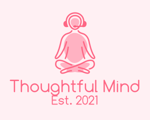 Online Meditation Class logo design