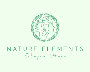 Eco Natural Face logo design