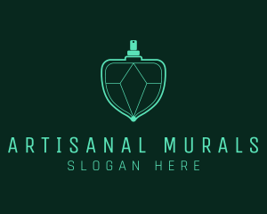 Emerald Gem Perfume logo design