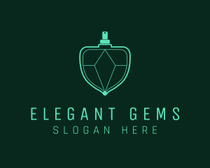 Emerald Gem Perfume logo design