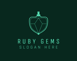 Emerald Gem Perfume logo design