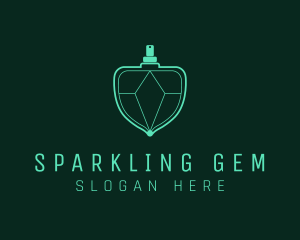 Emerald Gem Perfume logo design