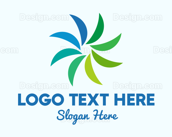 Tropical Leaves Brand Logo