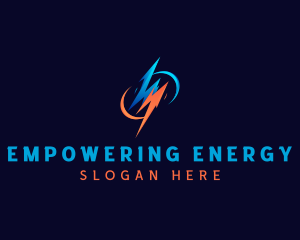 Lightning Energy Electrical logo design