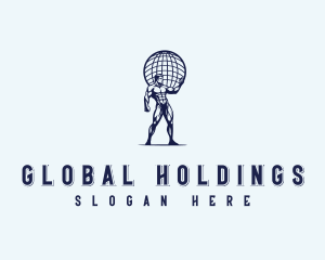 Globe Sphere Atlas logo design