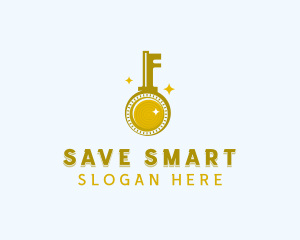 Coin Key Savings logo design