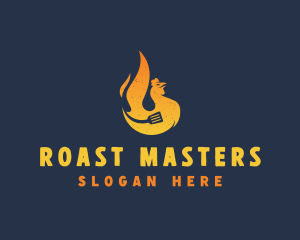 Hot Roast Chicken logo design