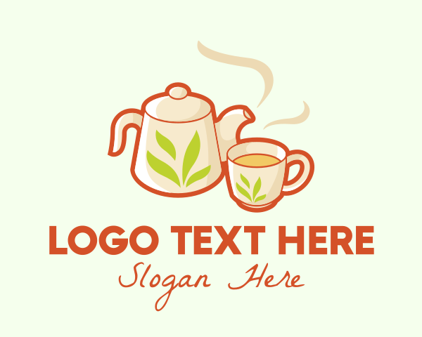 Tea Pot logo example 1