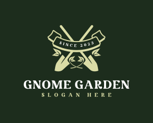 Shovel Gardening Tool logo design