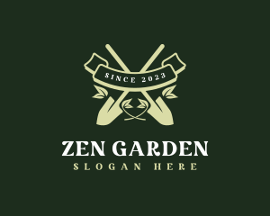 Shovel Gardening Tool logo design