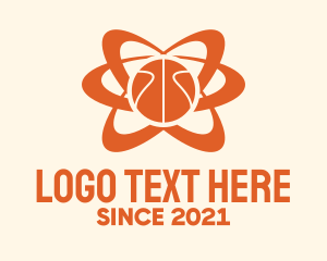 Orange Basketball Orbit  logo