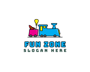 Toy Train Daycare logo design