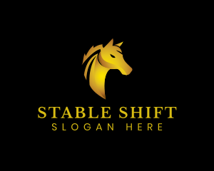 Premium Horse Stallion logo design