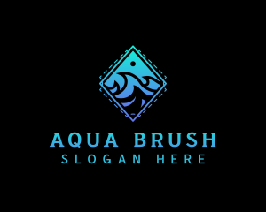 Ocean Wave Waterpark logo design