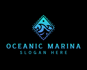 Ocean Wave Waterpark logo design