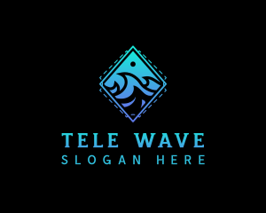 Ocean Wave Waterpark logo design