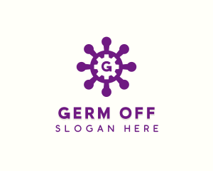 Infectious Bacteria Germs  logo design