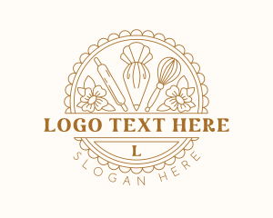 Flower Baking Confectionery logo