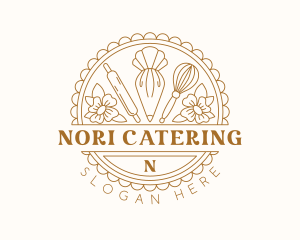 Flower Baking Confectionery logo design