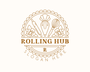 Flower Baking Confectionery logo design