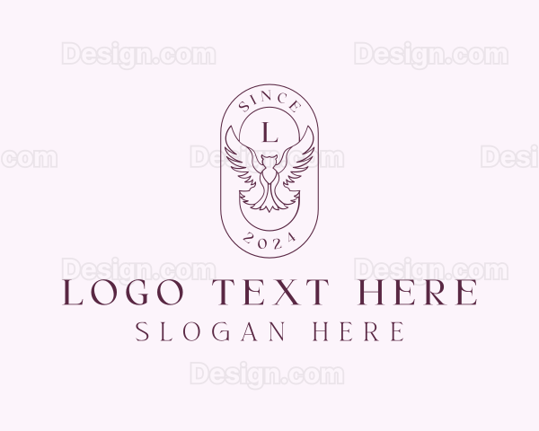 Elegant Bird Crest Logo