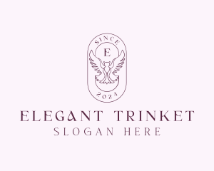 Elegant Bird Crest logo design