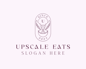 Elegant Bird Crest logo design