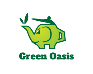 Green Tea Teapot logo design